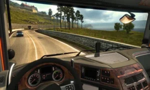 Euro Truck Simulator 2 gameplay screenshot