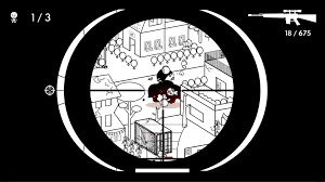 Geometric Sniper Z Apunkagames game screenshot